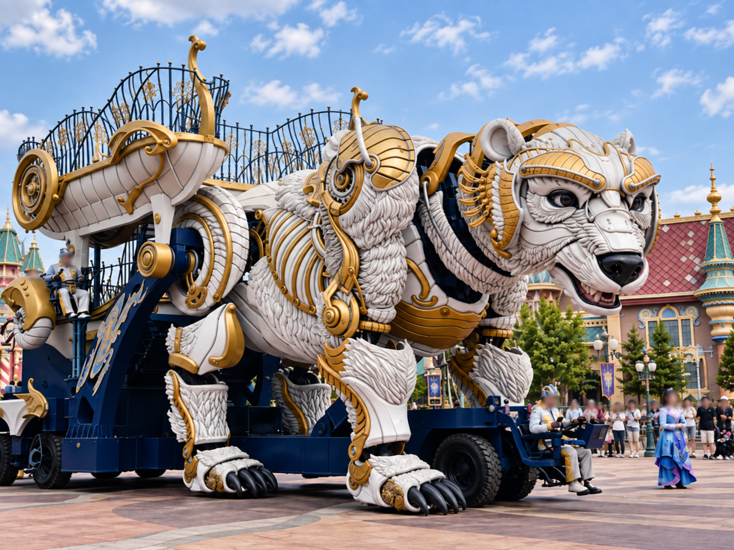 Themed Tiger Parade Vehicle — cover